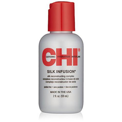 CHI Silk Infusion | Silk Reconstructing Complex | Leave-In Hair Treatment | Thermal Protection | 2 Ounces