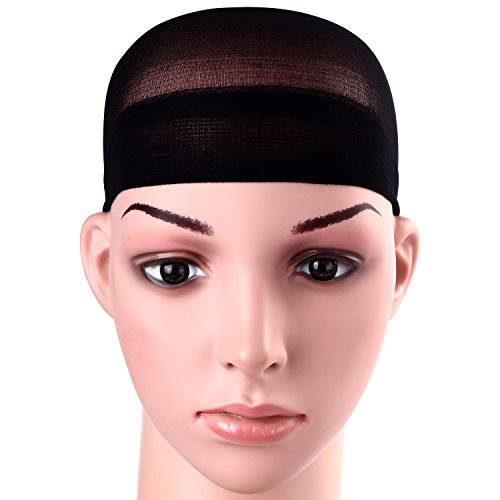 Dreamlover Stocking Wig Caps for Black Women, 12 Pack