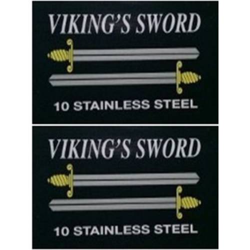 Personna Viking’S Sword Double Edge Razor Blades, 20 blades (2x10)