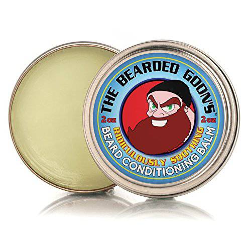 The Bearded Goon’s Ridiculously Soothing Beard Conditioning Balm, Natural, Chemical Free with Coconut oil & Jojoba oils 2oz