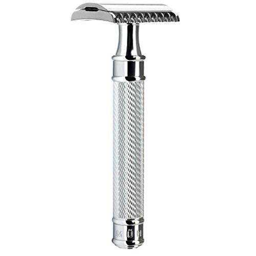 MÜHLE Grande R41 Double Edge Safety Razor (Open Comb) | Perfect for Everyday Use | Barbershop Quality Close Smooth Shave | Luxury Razor for Men