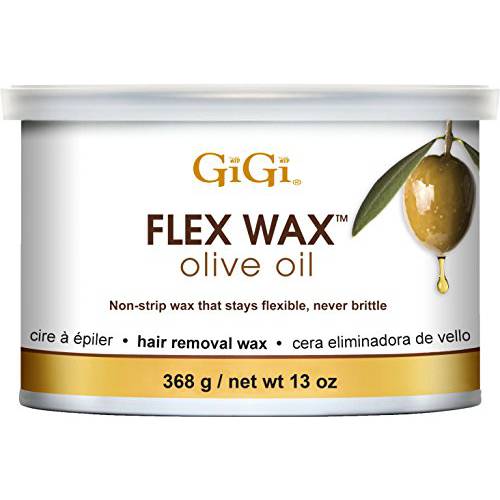 Gigi Olive Oil Flex Wax Hair Removal Wax, 13 Oz