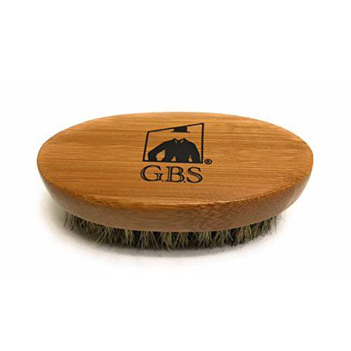 G.B.S Beard Brush Boar bristle for Men Wooden Made With Firm Bristles for Grooming and Soften Your Facial Hair- Professional Beard Brush for Stylish Beard