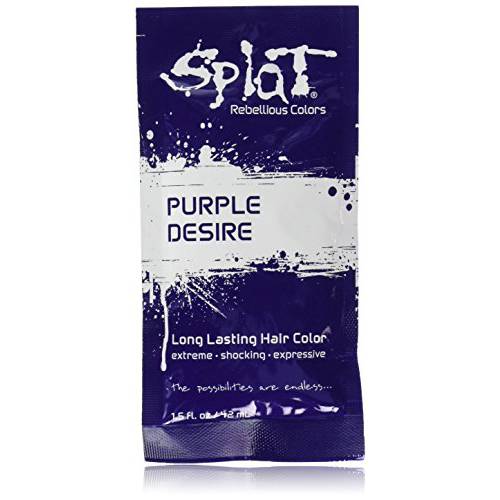 SPLAT Splat Hair Color 1.5 Oz Individual Packs Purple Desire