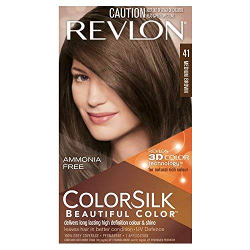Revlon ColorSilk Beautiful Color 41 Medium Brown 1 ea (Pack of 2)