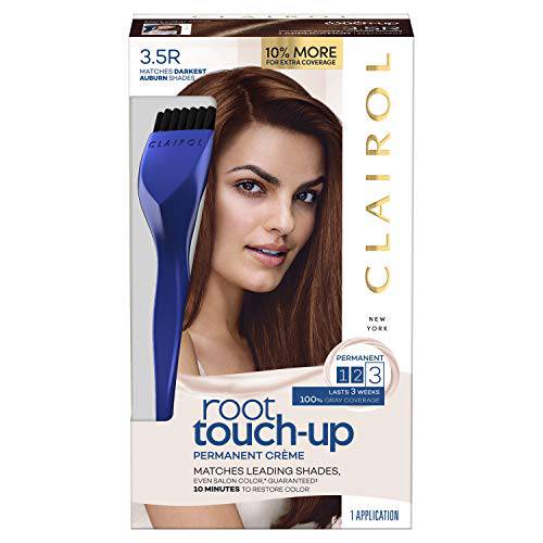 Clairol Root Touch-Up by Nice’n Easy Permanent Hair Dye, 3.5R Darkest Auburn Hair Color, Pack of 1