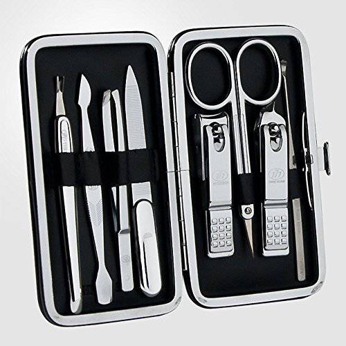 World No. 1. Three Seven (777) Travel Manicure Grooming Kit Nail Clipper Set (8 PCs, TS-377BVC), MADE IN KOREA, SINCE 1975.