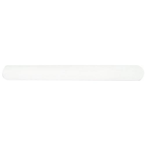 ForPro White Foam Board, 180/240 Grit, Mylar Manicure and Pedicure Nail File, 7” L x .75” W, 50-Count