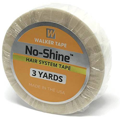 No Shine 1/2 x 3 Yards Tape WITH CASE INCLUDED - Walker Bonding Clear Double Sided