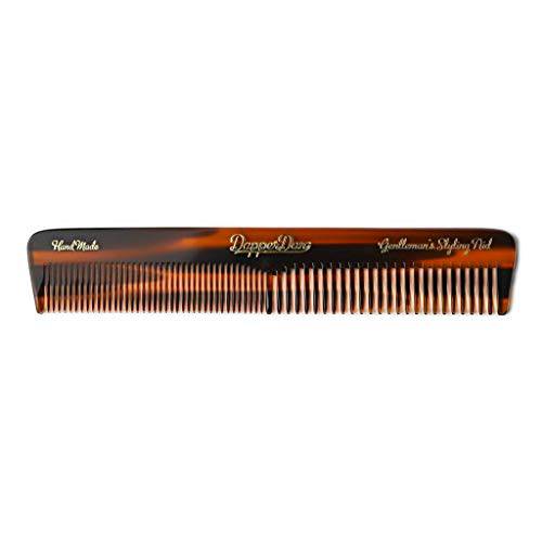 Dapper Dan Handmade Hair Styling Comb, Smooth Glide and Offers a Gentle Treatment of the Hair and Scalp 170mm x 30mm