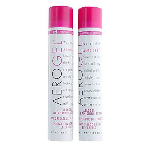 TRI Aerogel - Hair Styling Gel Plus Texture Spray for Hair for Men & Women, Combining Flexibility of Gel & Control of Spray for Strong Hold, No Hair Flakes to All Hair Style & Types - 2 Pack, 10.5 Oz