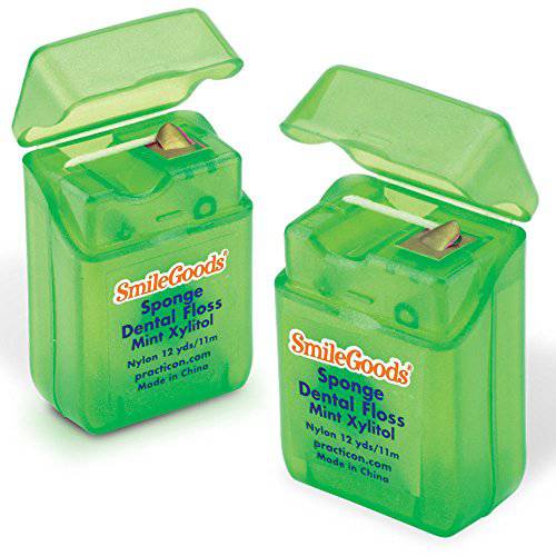 Practicon 7045200 SmileGoods Xylitol Mint Sponge Floss (Pack of 72)