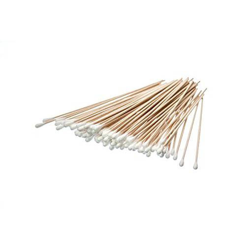 SE 6 Cotton Swabs with Wooden Handles (5 Pack of 100) - CS100-6-5