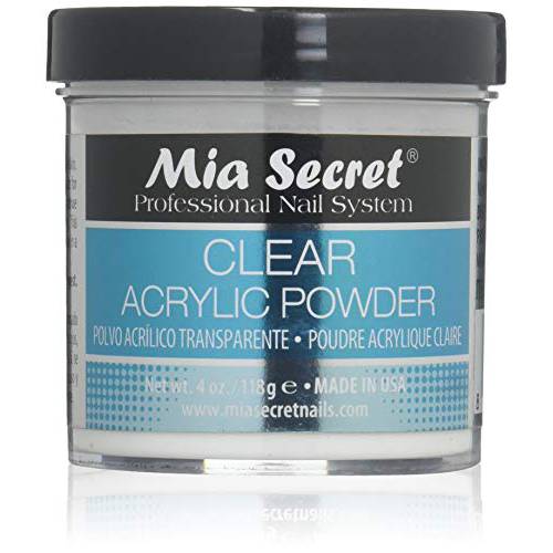 Mia Secret Clear Acrylic Powder 4oz