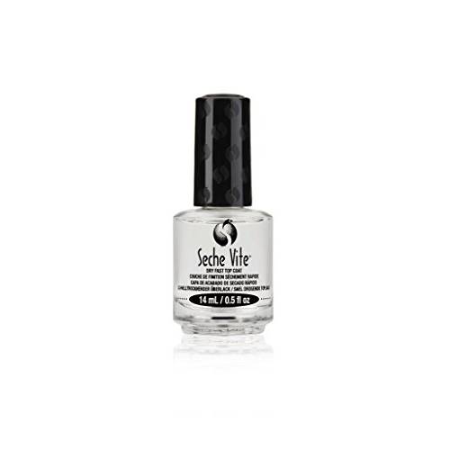 Seche Vite Dry Fast Top Coat Boxed 0.5 Ounce (14ml) (6 Pack)