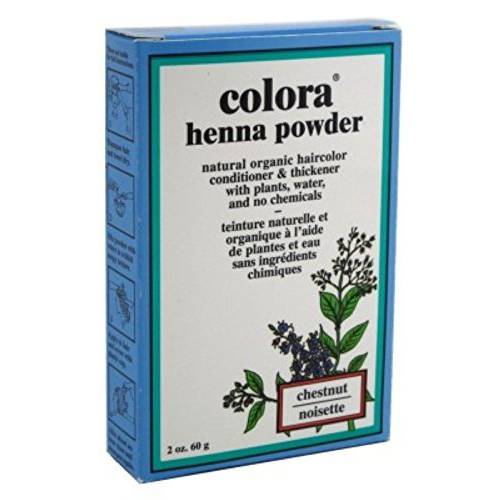 Colora Henna Powder Hair Color Chestnut 2oz (3 Pack)