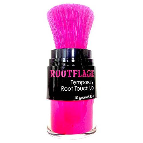 Rootflage Temporary Hair Dye Pink Colored Hair - Shampoo Out Pink Color Powder -Works on Dark Hair (01 Pink Parade) .31 oz