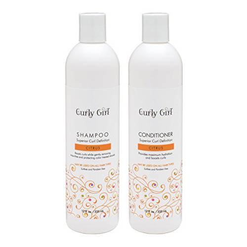 Curly Girl Curl Definition Shampoo & Conditioner Set, 12 oz Bottles
