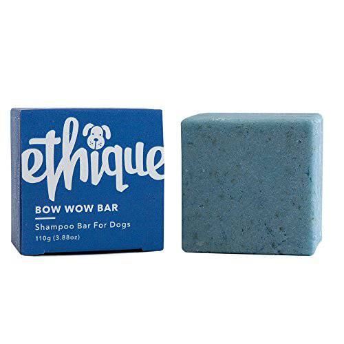 Ethique Bow Wow Bar Nourishing Solid Dog Shampoo for Dogs - Plastic-Free, Vegan, Cruelty-Free, Eco-Friendly, 3.88 oz (Pack of 1)