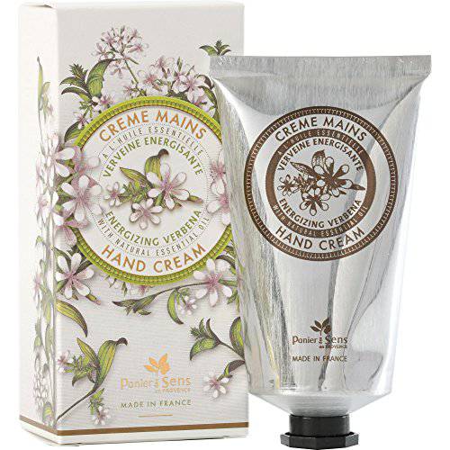 Panier des Sens Verbena Hand cream for dry cracked hands with Olive oil - Made in France 96% natural - 2.6floz/75ml