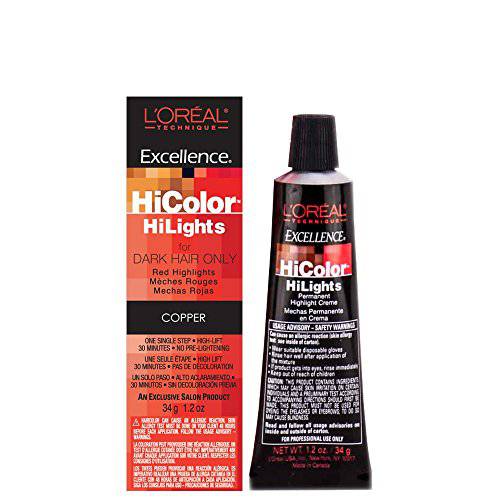 L’oreal Excellence Hicolor, Copper Highlights, 1.2 ounce