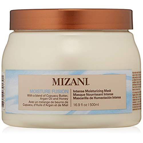 MIZANI Moisture Fusion Intense Moisturizing Mask | Restores Hydration in Dry Curls & Coils| with Argan Oil | for Dry Hair | Packaging May Vary
