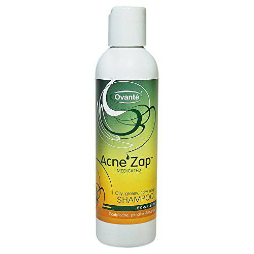 Acne Zap - Shampoo for Scalp Acne – Clear Scalp from Acne, Zits and Pimples 6.0 oz