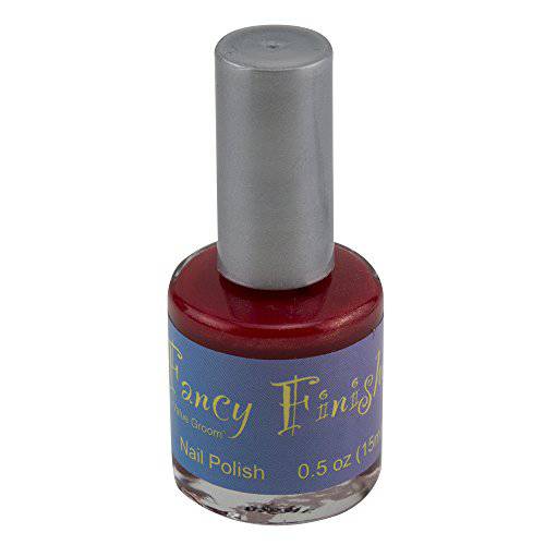 Fancy Finishes by Value Groom Gemstone Shimmer Nail Polish, Ruby