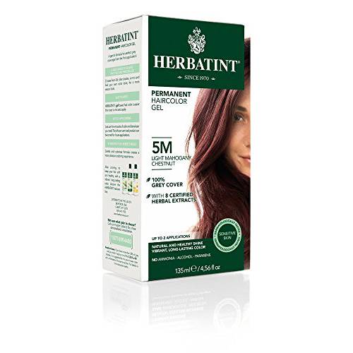 HERBATINT 5M Light Mahogany Chestnut Permanent Hair Colour, 4 OZ