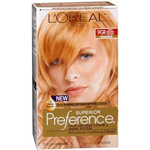 L’Oreal Superior Preference - 9GR Light Reddish Blonde (Warmer) 1 Each (Pack of 2)