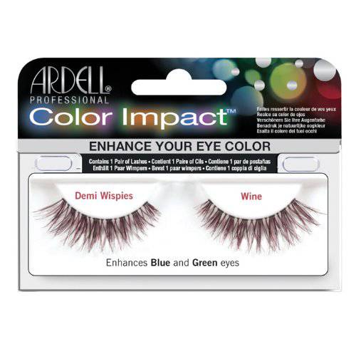 Ardell Color Impact Lashes, Demi Wispies Wine