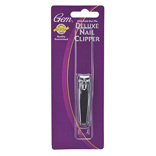Deluxe Nail/Toenail Clipper With Fold-Out File 1 Ct