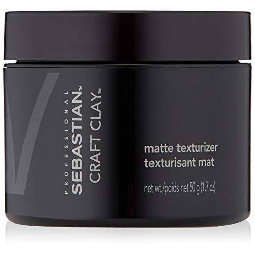 Sebastian Craft Clay Matte Texturizer, Remoldable Texturizing Hair Clay, 1.7 Ounce (Pack of 1)