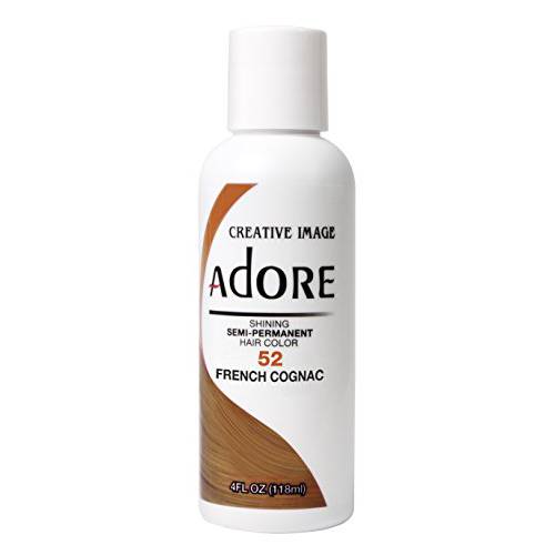Adore Shining Semi Permanent Hair Colour, 52 French Cognac by Adore