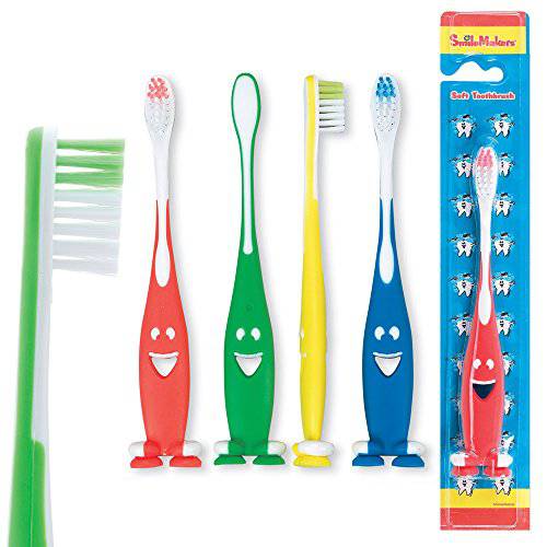 Youth Smiley Suction Toothbrushes - 48 per pack