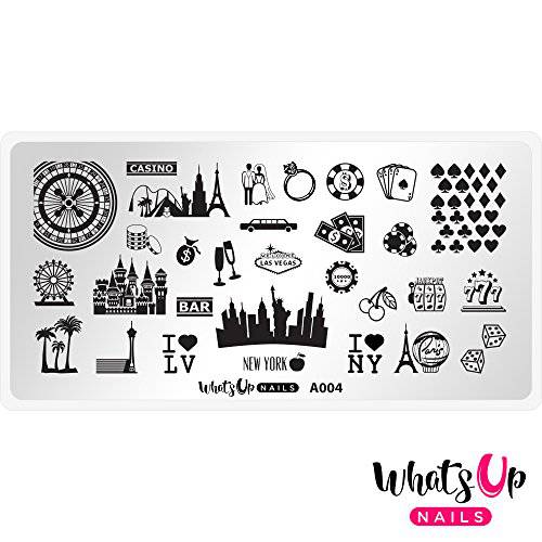 Whats Up Nails - B025 Animalistic Nature Stamping Plate for Nail Art Design