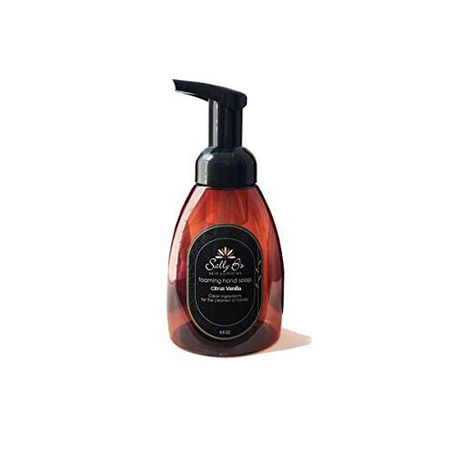 Sally B’s Citrus Vanilla Foaming Hand Soap - Wash for Dry Skin and Redness Relief/ EWG Verified/ 8.5 OZ(Citrus Vanilla)