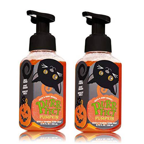 Bath and Body Works Purrfect Pumpkin Gentle Foaming Hand Soap - Pair of 2