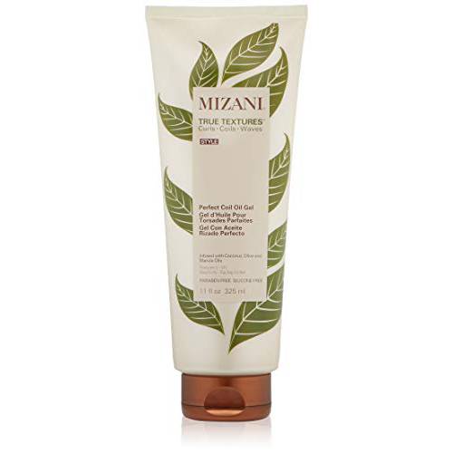 MIZANI True Textures Perfect Coil Oil Gel Defines Curls with Coconut Oil Paraben & Silicone-Free for Curly Hair, 11 Fl Oz
