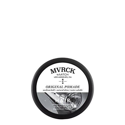 Mitch Original Pomade for Men, Medium Hold, Natural Shine Finish, Water-Soluble, For All Hair Types