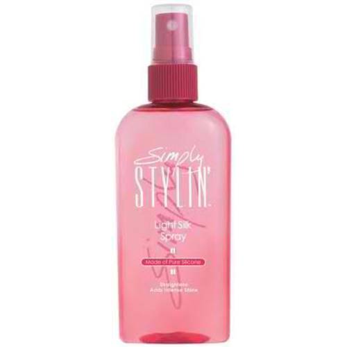 Simply Stylin’ Light Silk Spray - Anti Frizz Hair Spray - Pure Silicone Hair Heat Protectant Spray - Hair Products for Women - Hair Detangler Spray - Hair & Synthetic Wig Spray - 4 fl oz.