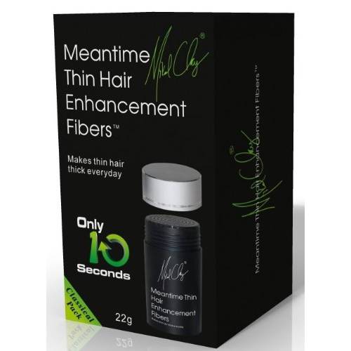 Meantime Thin Hair Enhancement Fibers (Black) NO BOX - Never opened