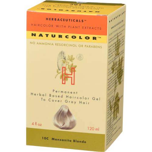naturcolor Haircolor Hair Dye - Manzanita Blonde, 4 Fl Oz (10C)