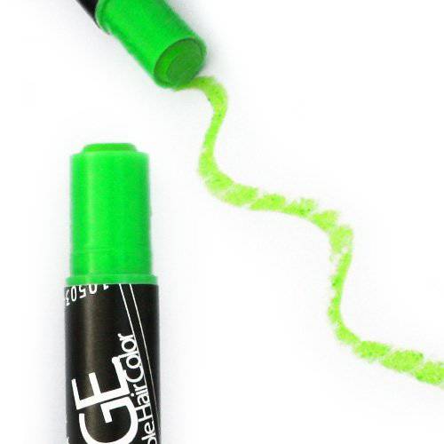 Neon Green Hair Chalk - Edge Blendable Hair Color