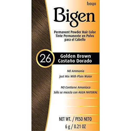26 Golden Brown Bigen Permanent Powder - 3 Pack
