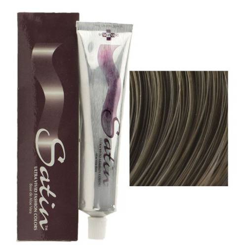 Satin Hair Color Ash Series | Light Ash Brown 5A | Permanent Hair Dye | 3 Oz