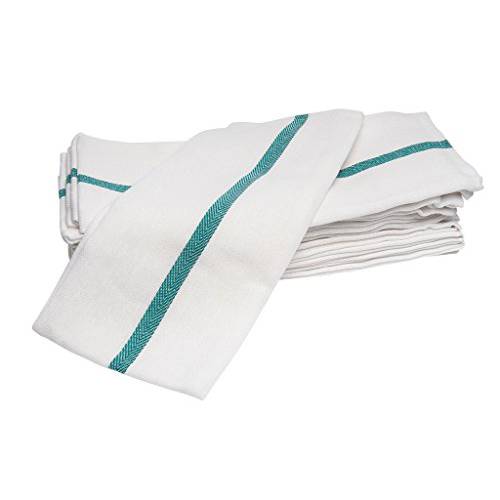 Diane DET005 100% Cotton Barber Towels 15x26 for Salon, Spa, Barber Shop - 12 Pack