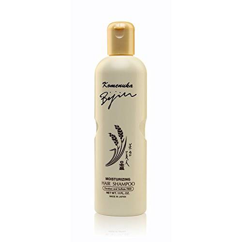 NS-K Komenuka Bijin Moisturizing Hair Shampoo (ENGLISH PACKAGING-Exclusive Edition for USA market) No Paraben No Sulfate (11 fl oz.)