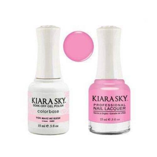 Kiara Sky Matching Gel Polish + Nail Lacquer (You Make Me Blush)