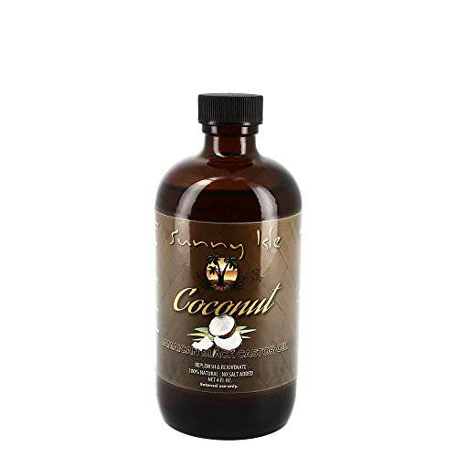 Sunny Isle Jamaican Castor Oil, Coconut Black, 4 Fluid Ounce
